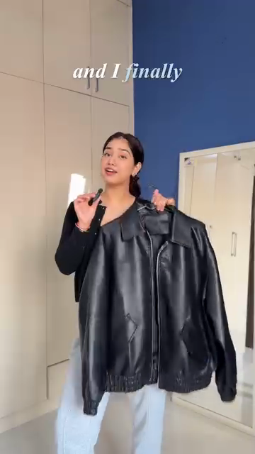 Black Faux Leather Jacket