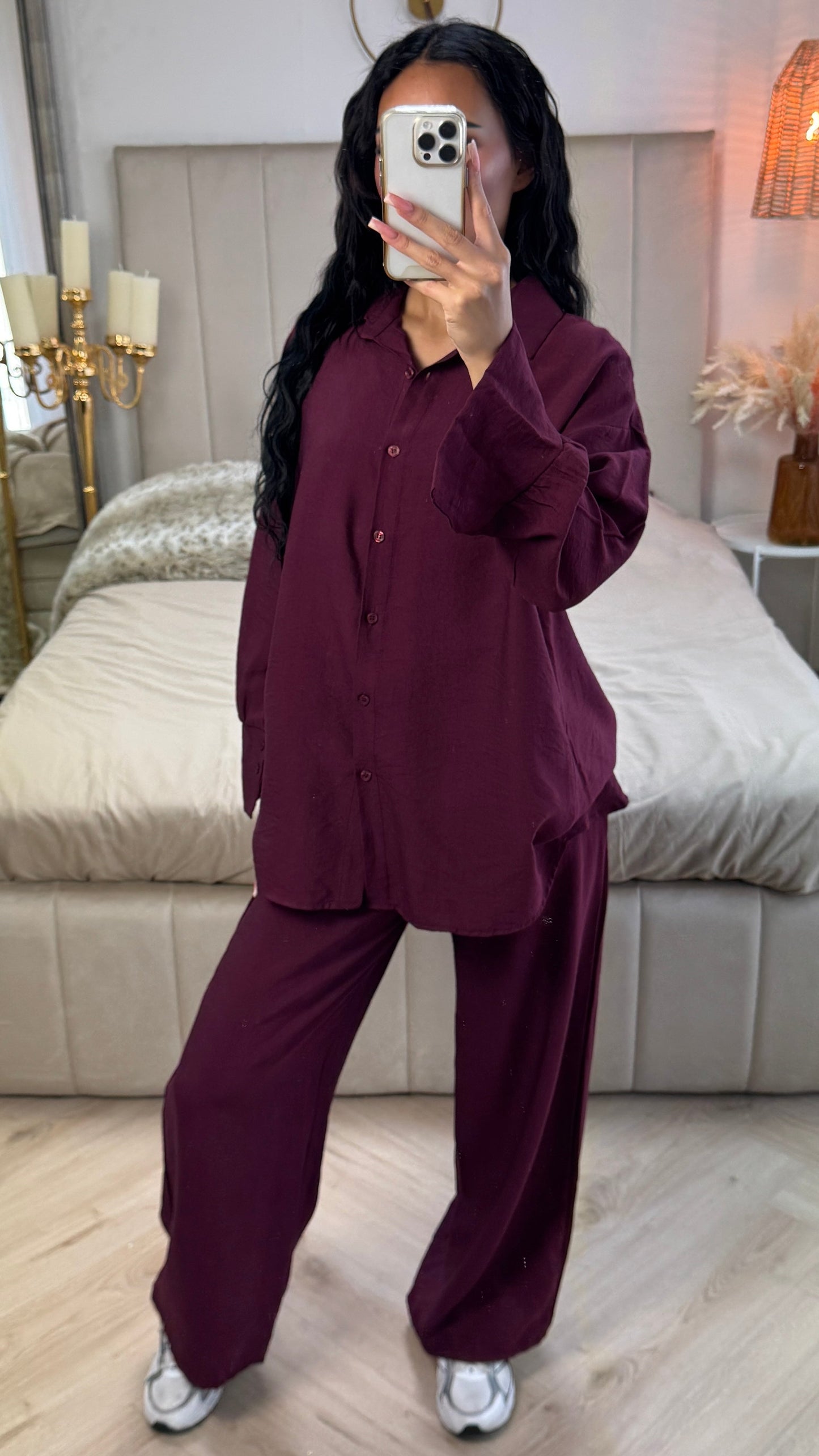Essential Viscose Blouse Oversized Set