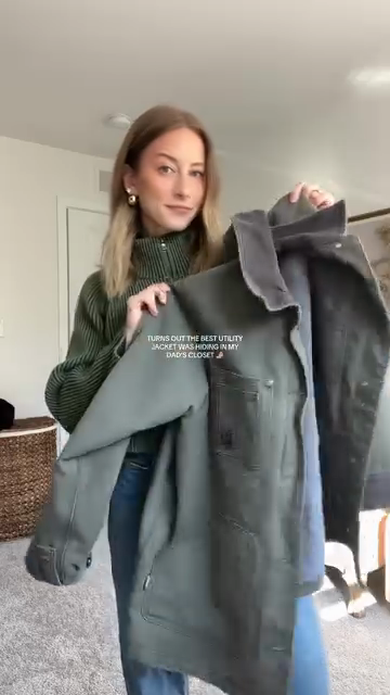 Olive Green Utility Jacket