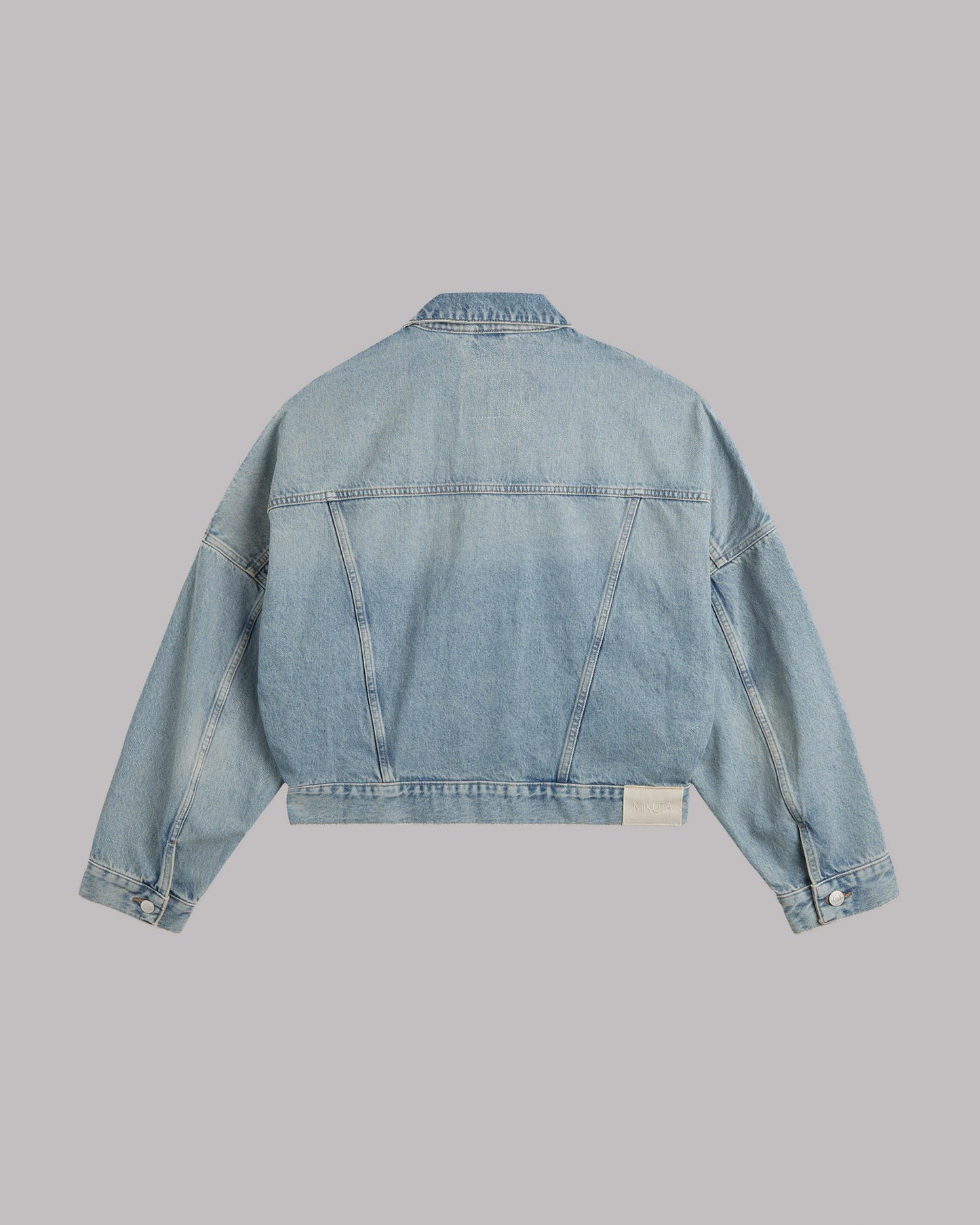 The Blue Cropped Denim Jacket