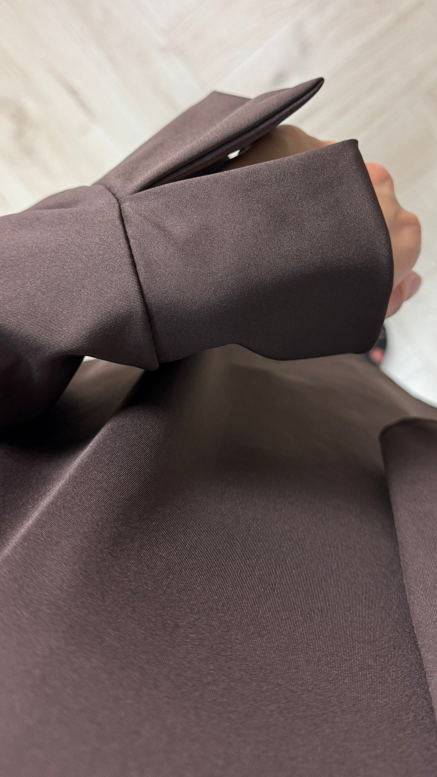 Zipper Essential Burkini Split Sleeve with Detail – Includes Hijab - Tie Belt