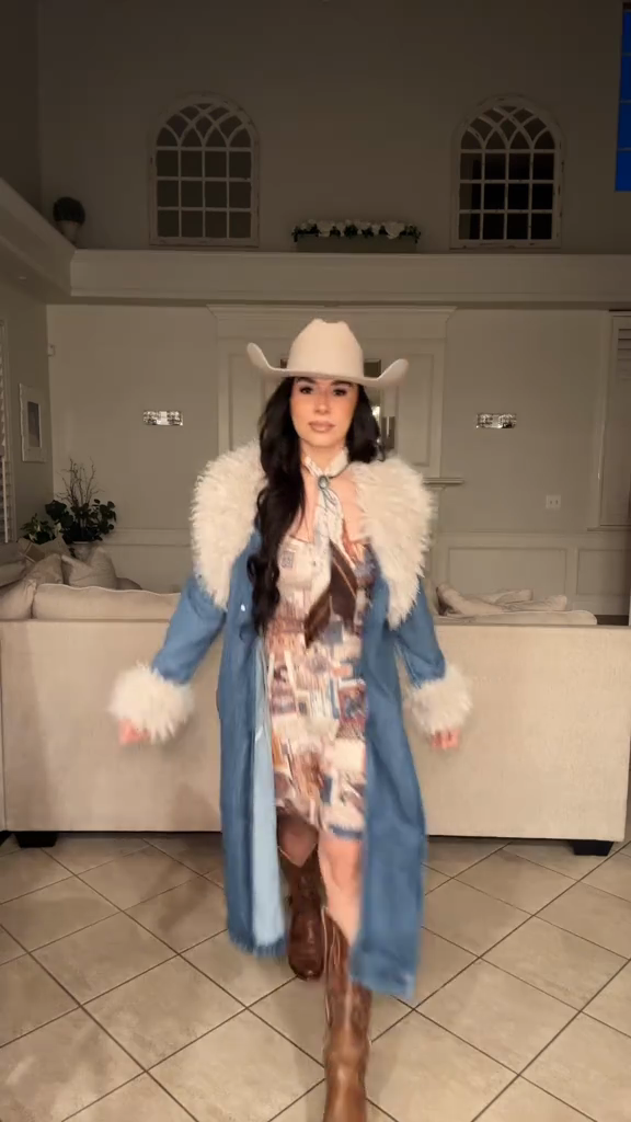 Blue crash course coat