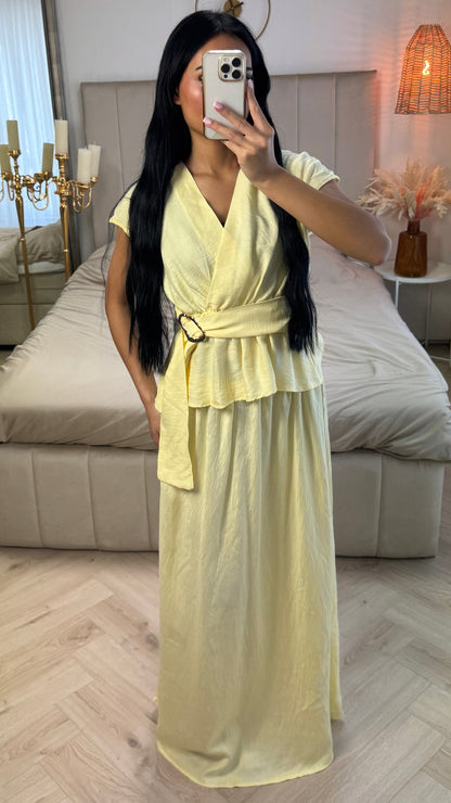 Wrap Set with Belt – Viscose Blend