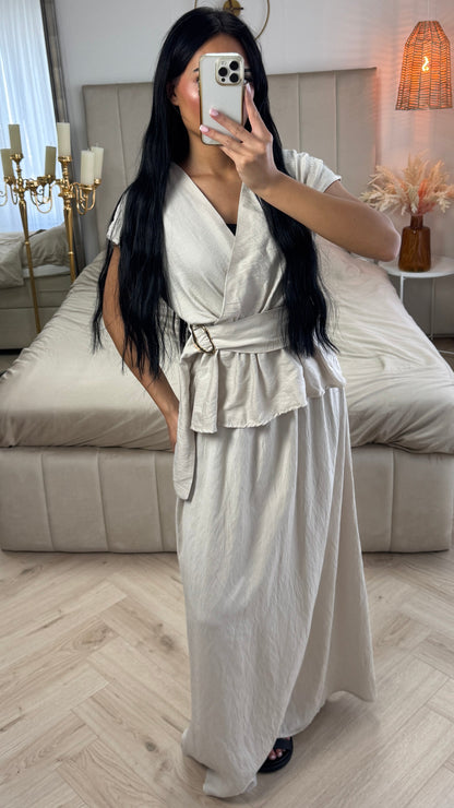 Wrap Set with Belt – Viscose Blend