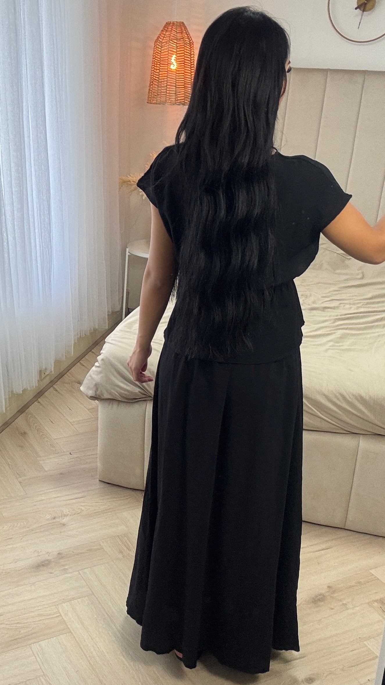 Wrap Set with Belt – Viscose Blend