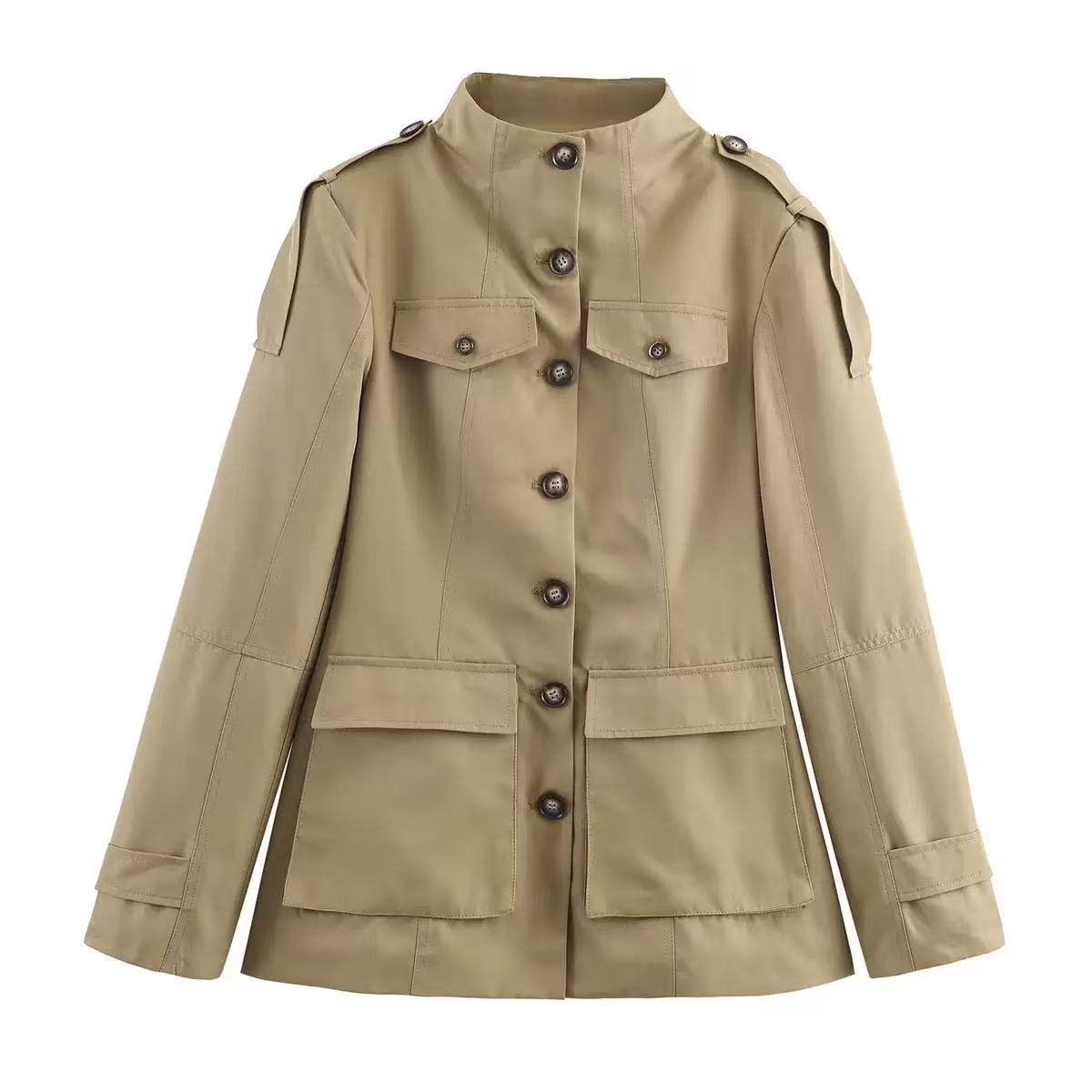 Chic Mid-length Trench Coat