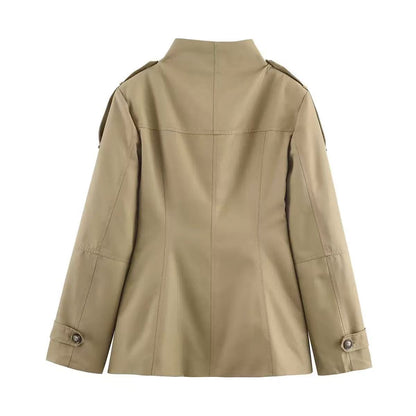 Chic Mid-length Trench Coat