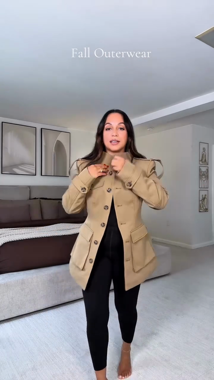 Chic Mid-length Trench Coat