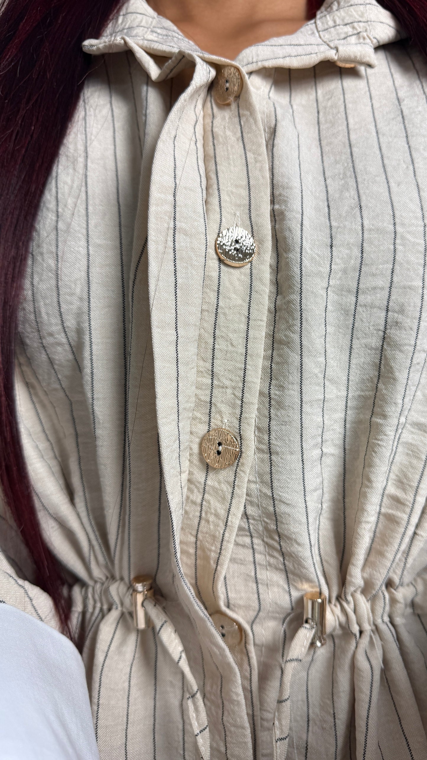 Integrated Waist Detail Stripes Set