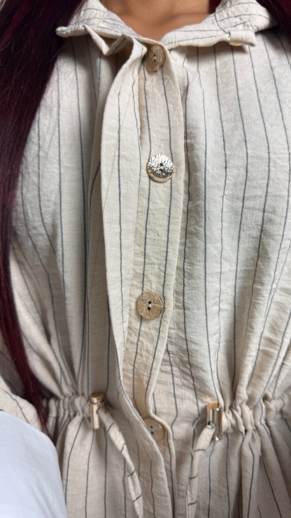 Integrated Waist Detail Stripes Set