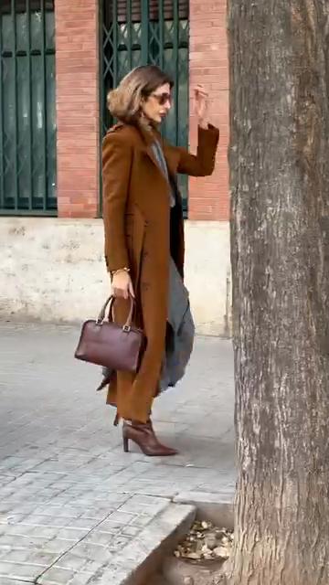 Camel  Colored Long Wool Coat