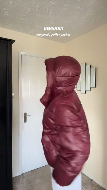 Water-repellent puffer jacket