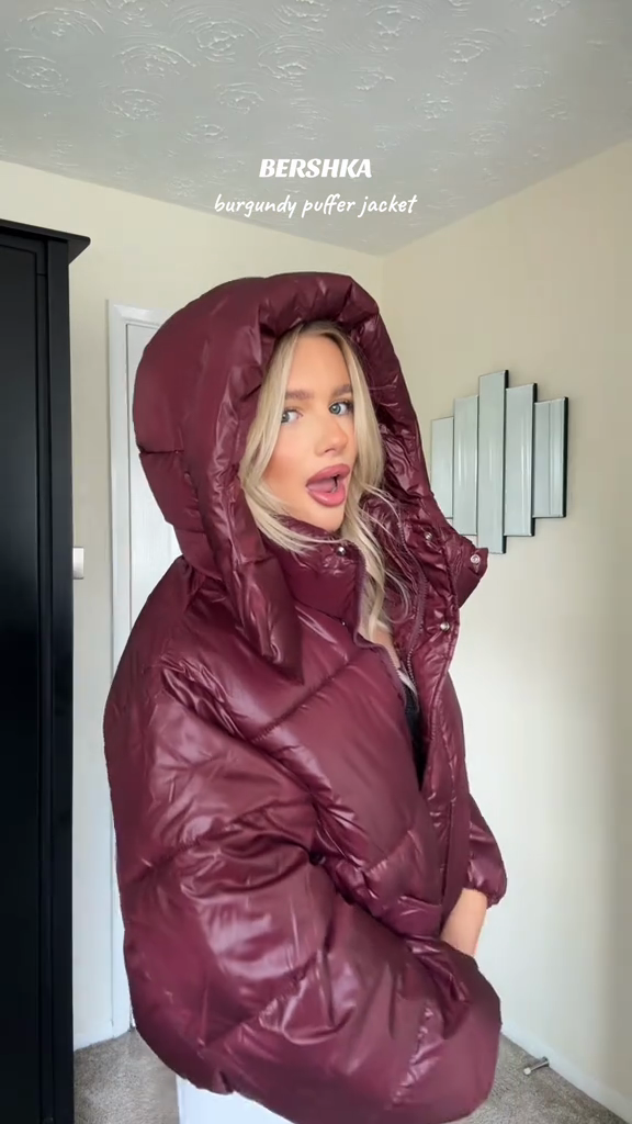 Water-repellent puffer jacket