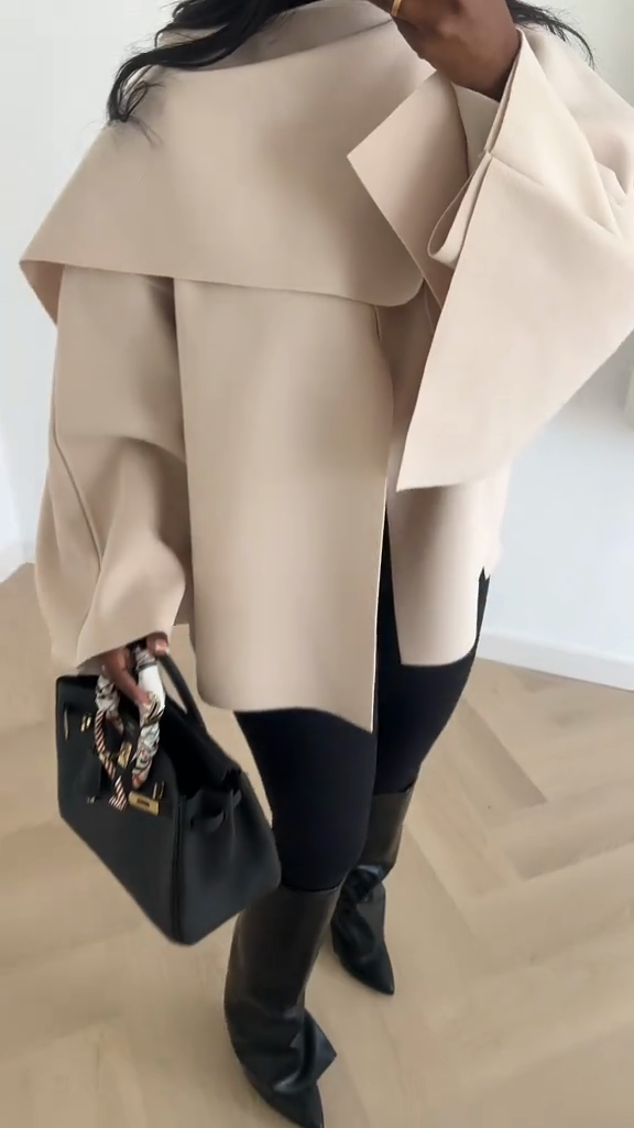 beige jacket