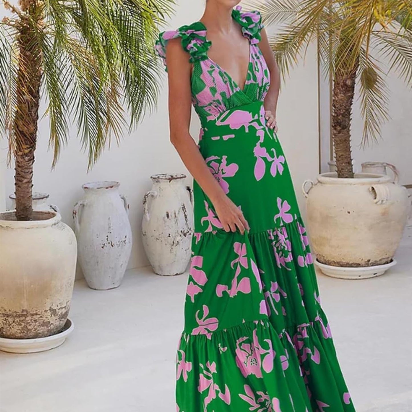 Mandy | Elegant Printed Swim Set