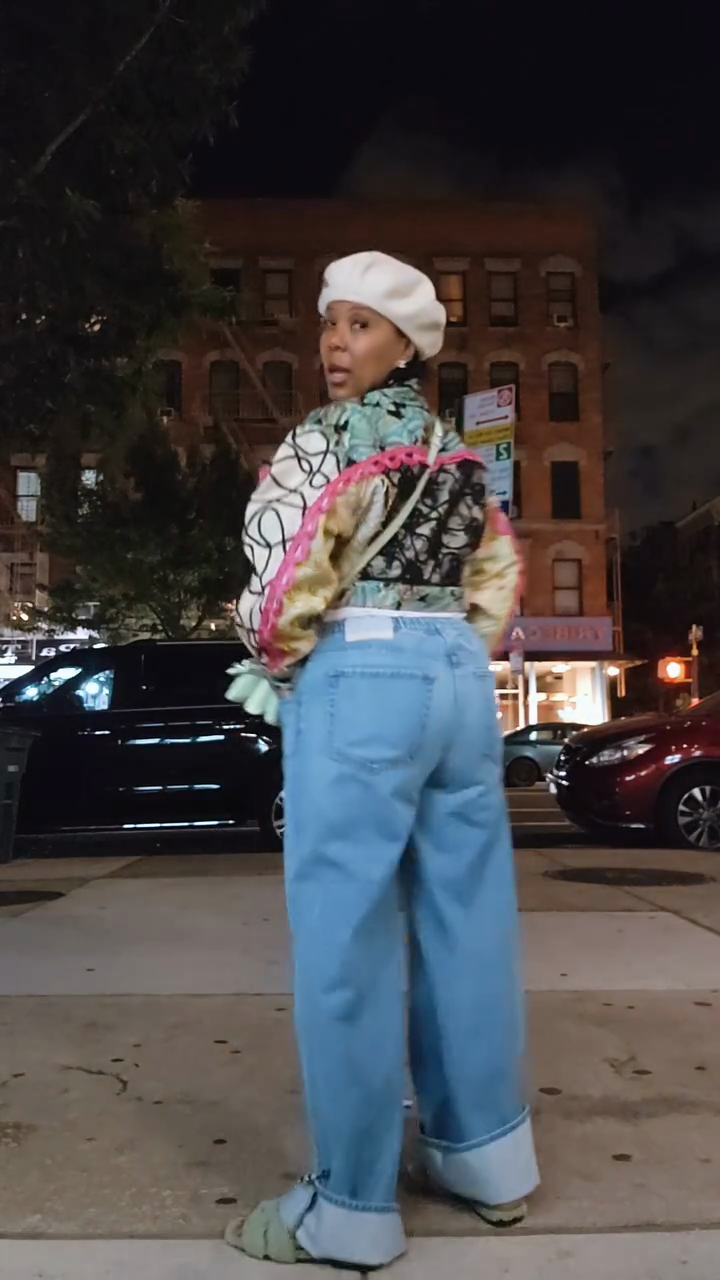 Colorful Embroidered Denim Jacket