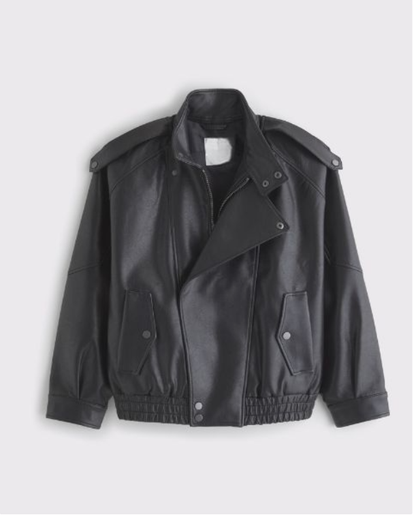 FAUX LEATHER JACKET