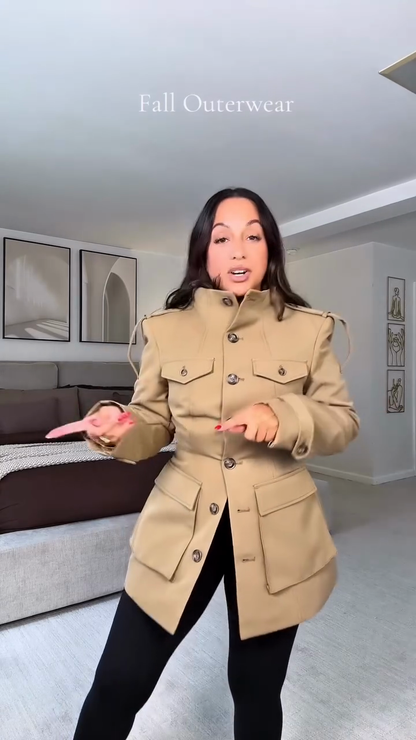 Chic Mid-length Trench Coat