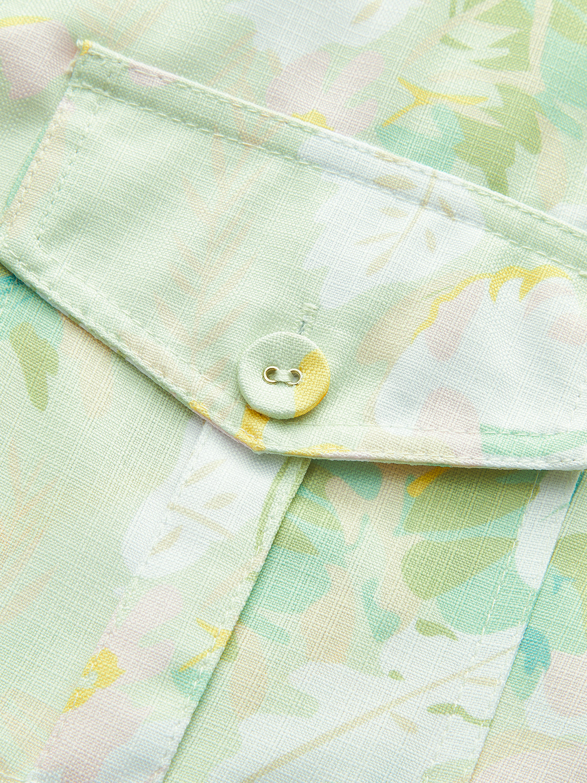 Pocketed Belted Floral Print Jumpsuits