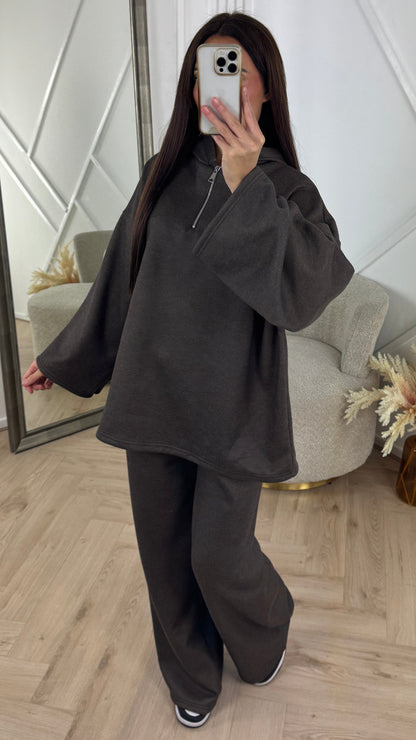 Comfy Fleece Two-Piece Hooded Set
