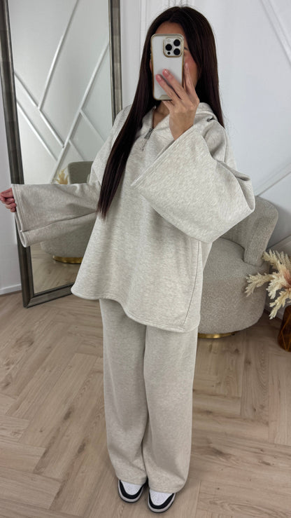 Comfy Fleece Two-Piece Hooded Set