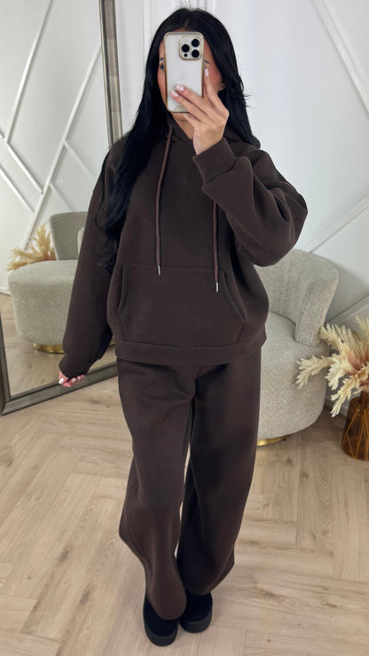 Comfy Wide-Leg Hoodie Two-Piece Set