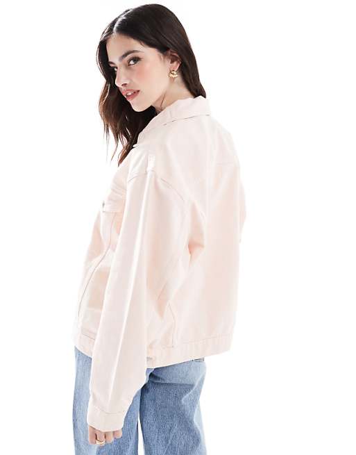 Light Pink Denim Jacket