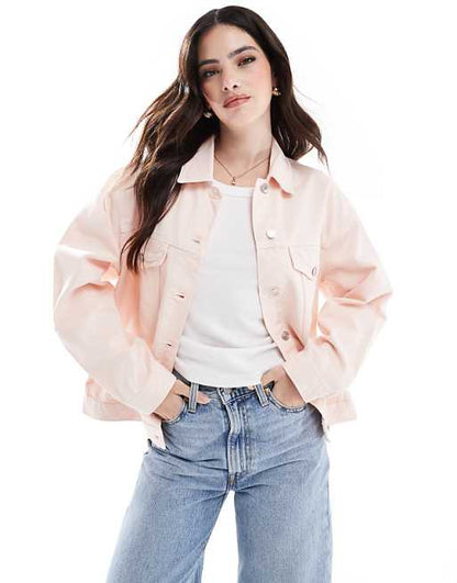 Light Pink Denim Jacket