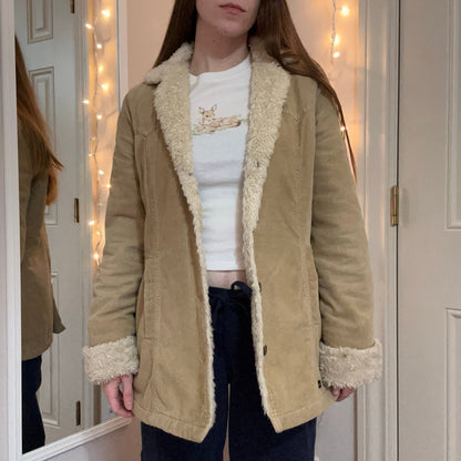 Beige Sherpa - Lined Jacket