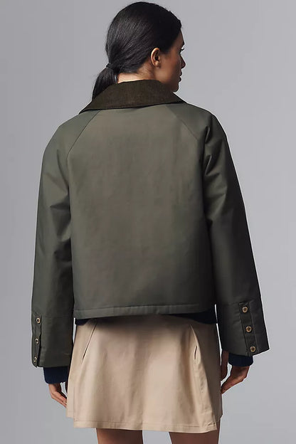 Olive Green Worker Jacket