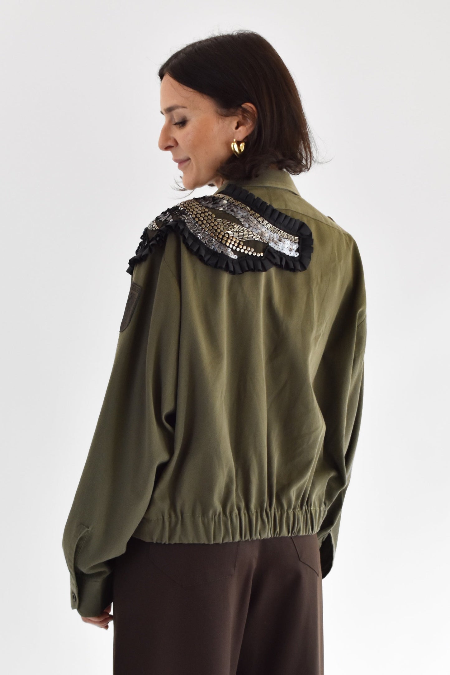 Camicia Vintage Applicazioni Jacket