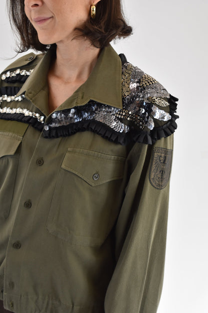 Camicia Vintage Applicazioni Jacket