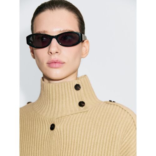 Turtleneck Knitted Cardigan Coat