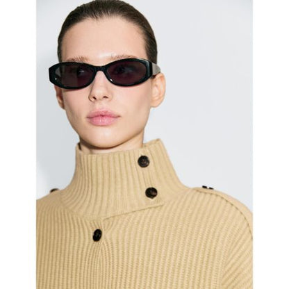 Turtleneck Knitted Cardigan Coat