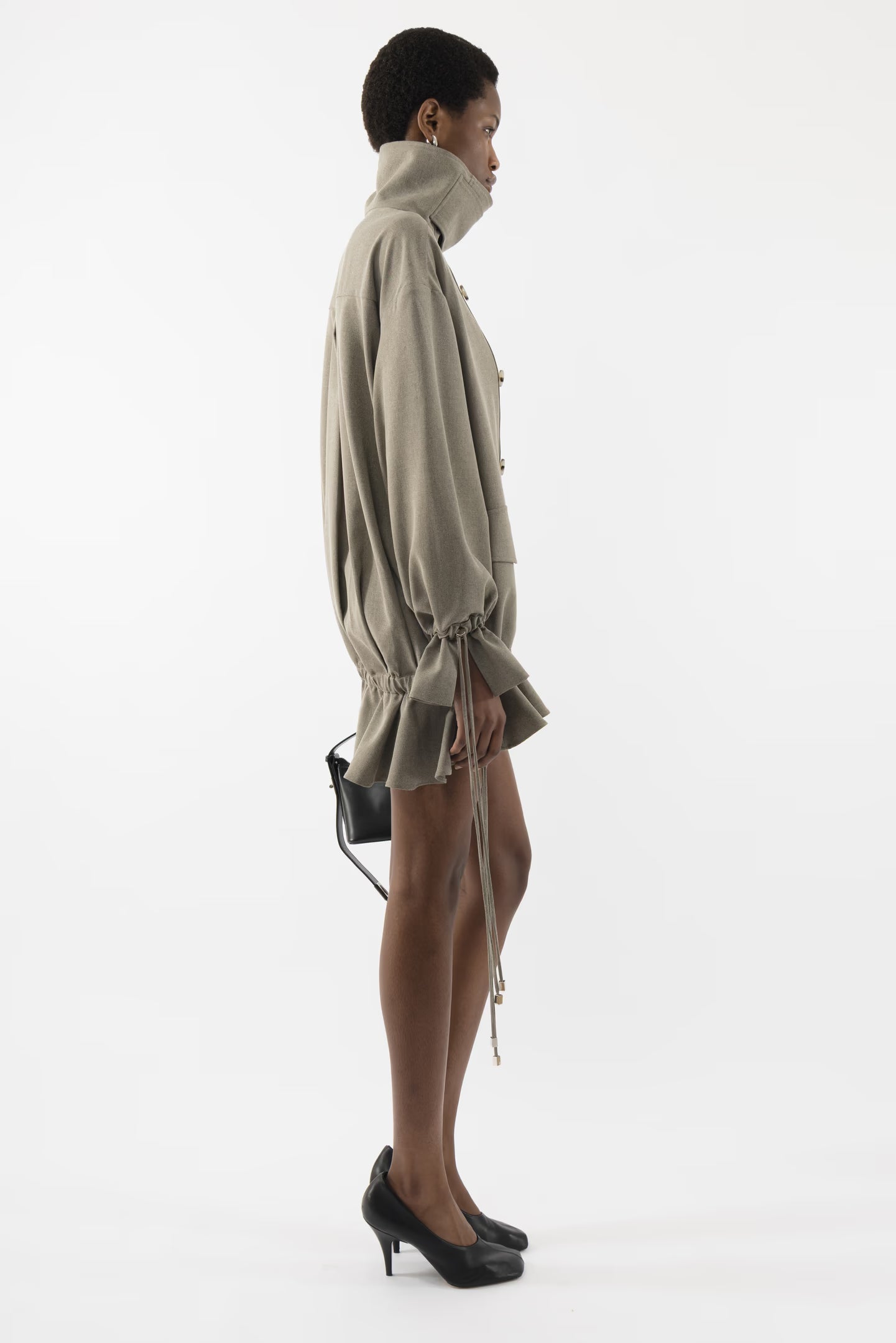 Ruffled Jacket Dress