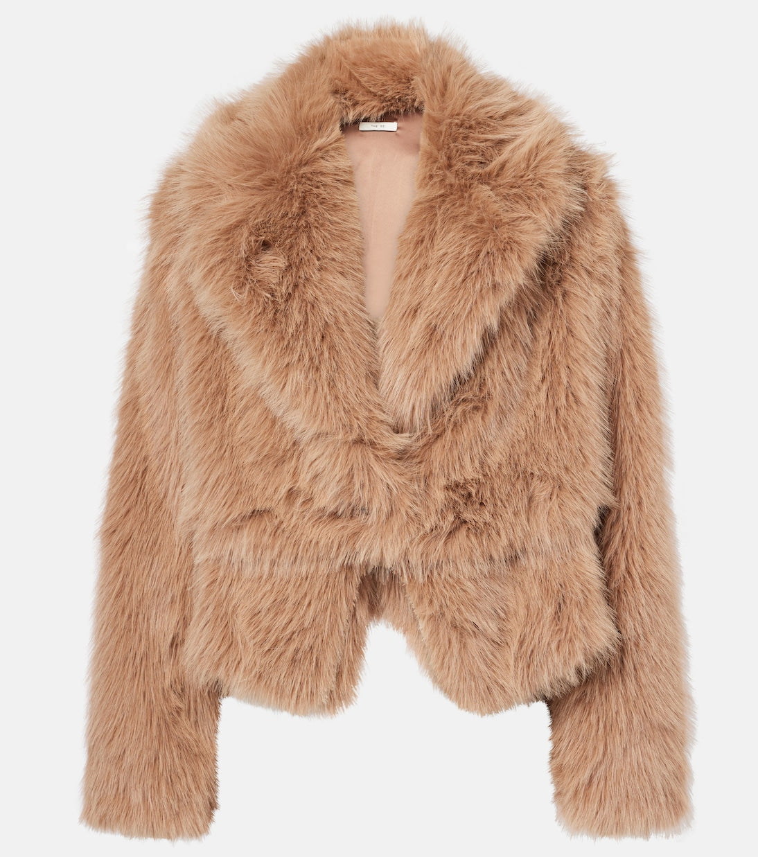 Faux fur bomber jacket