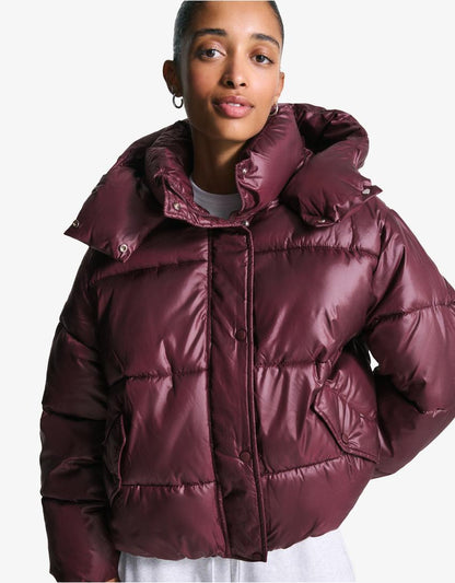 Water-repellent puffer jacket
