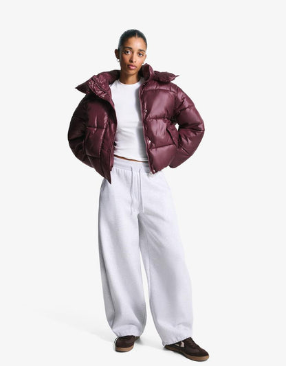 Water-repellent puffer jacket