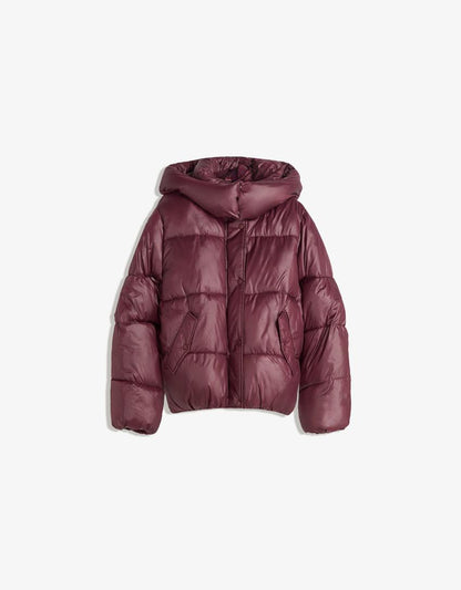 Water-repellent puffer jacket