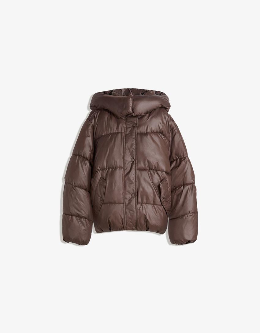 Water-repellent puffer jacket