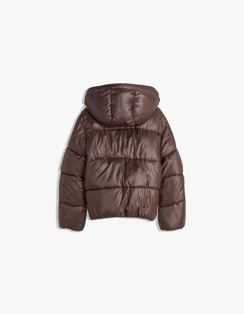 Water-repellent puffer jacket