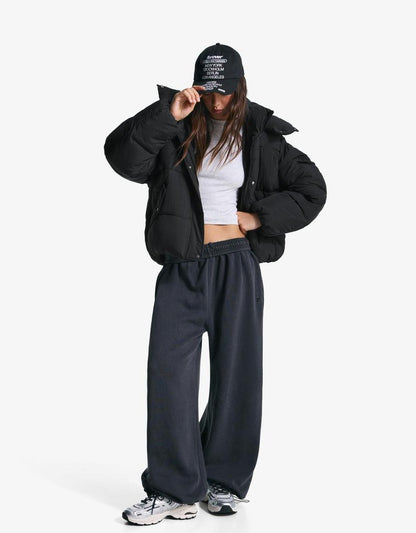 Water-repellent puffer jacket