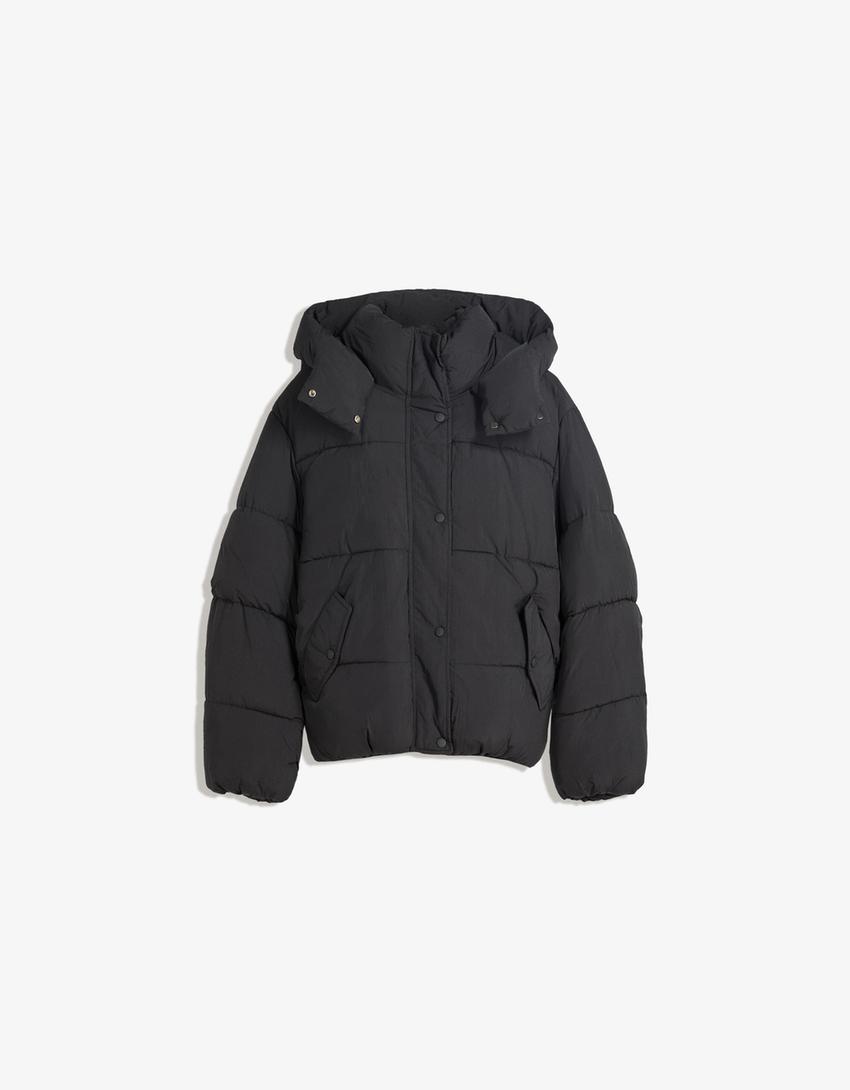 Water-repellent puffer jacket