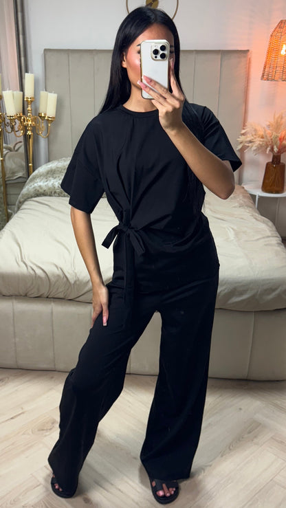 Essential Soft Touch Set Knot Tie Waist Detail