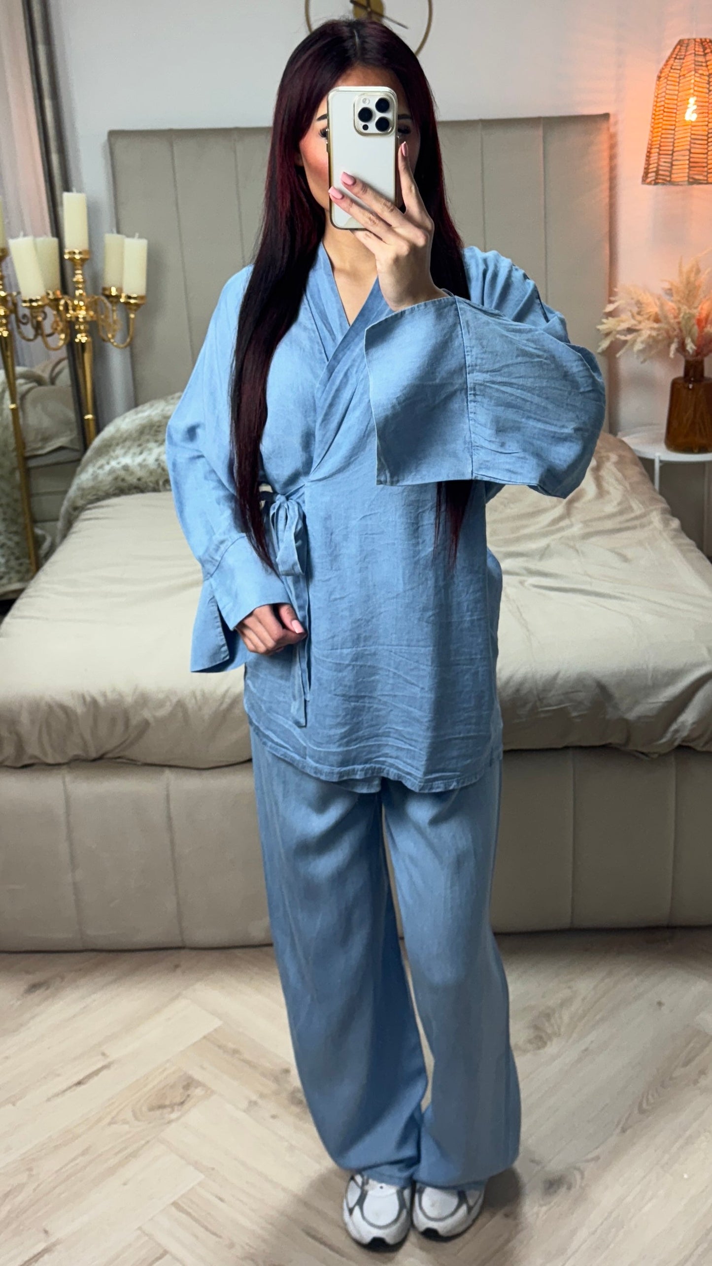 Essential Tie Belt Set Split Sleeves