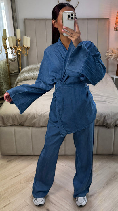 Essential Tie Belt Set Split Sleeves