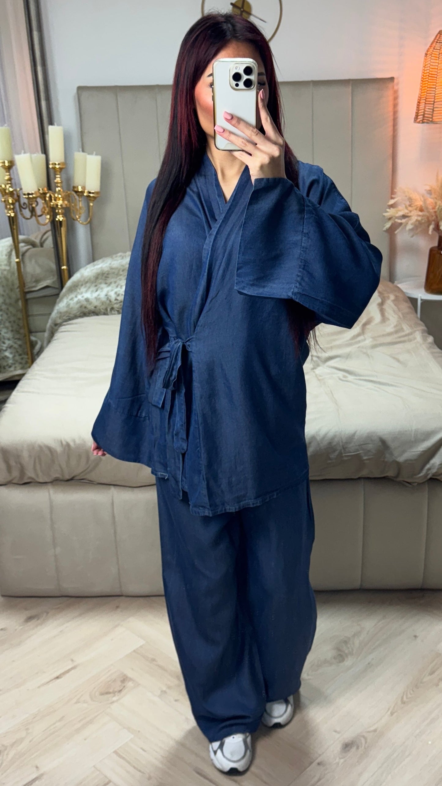 Essential Tie Belt Set Split Sleeves