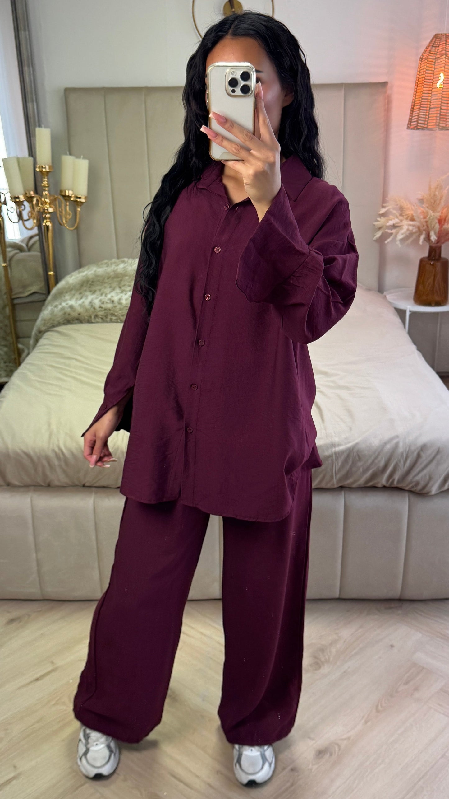 Essential Viscose Blouse Oversized Set