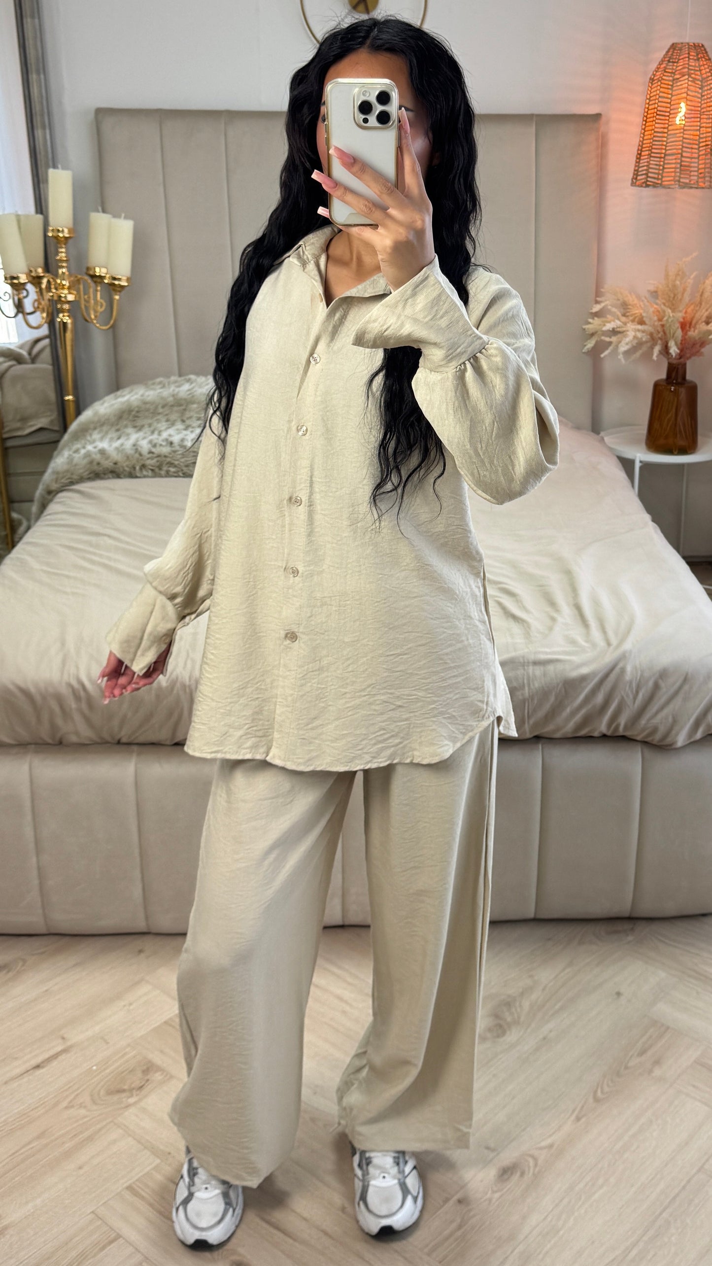 Essential Viscose Blouse Oversized Set