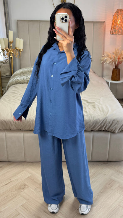 Essential Viscose Blouse Oversized Set